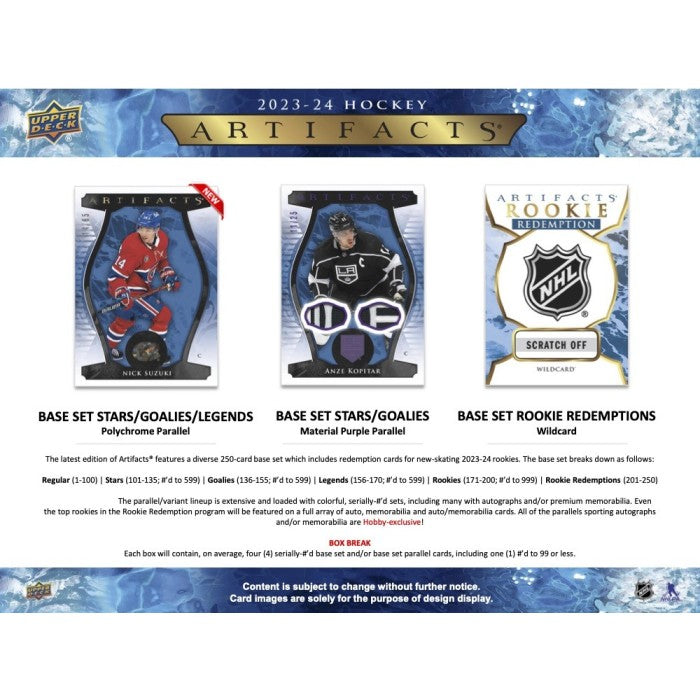 2023-24 UPPER DECK ARTIFACTS HOCKEY HOBBY BOX