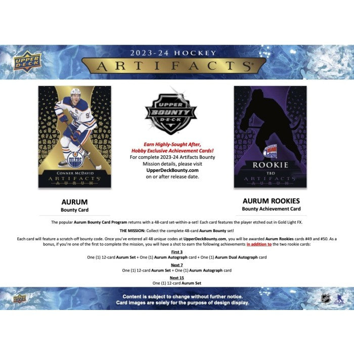 2023-24 UPPER DECK ARTIFACTS HOCKEY HOBBY BOX