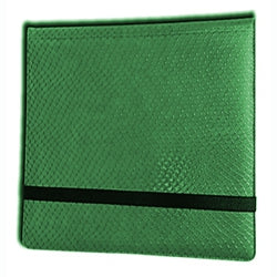 12 POCKET 3X4 DRAGON HIDE BINDER GREEN