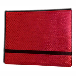 8 POCKET 2X4 DRAGON HIDE BINDER RED