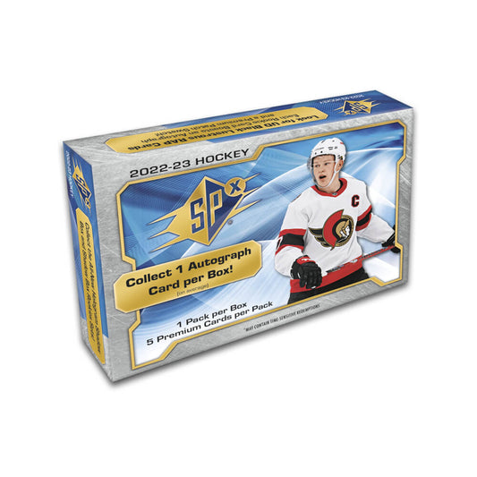 2022-23 UPPER DECK SPX HOCKEY HOBBY BOX