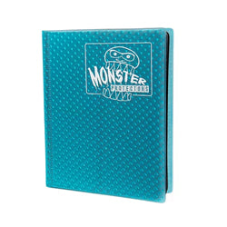 4 POCKET MONSTER HOLOFOIL PORTFOLIO AQUA BLUE