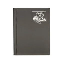 4 POCKET MONSTER MATTE PORTFOLIO BLACK