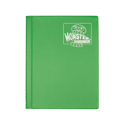 4 POCKET MONSTER MATTE PORTFOLIO EMERALD GREEN