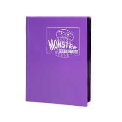 4 POCKET MONSTER MATTE PORTFOLIO PURPLE