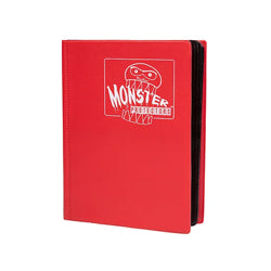 4 POCKET MONSTER MATTE PORTFOLIO RED