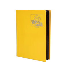 4 POCKET MONSTER MATTE PORTFOLIO YELLOW