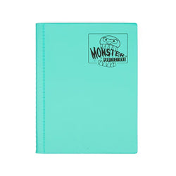 4 POCKET MONSTER MATTE PORTFOLIO TEAL