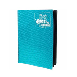 9 POCKET MONSTER BINDER HOLOFOIL AQUA BLUE