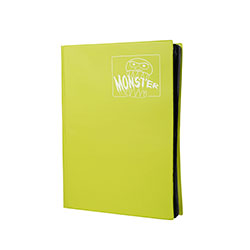 9 POCKET MONSTER BINDER MATTE YELLOW