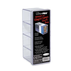 4 COMPARTMENT CLEAR BOX