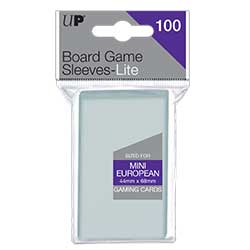 BOARD GAME CARD SLEEVES LIGHT MINI EUROPEAN