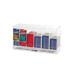 ACRYLIC 6 SLOT HORIZONTAL PACK RACK