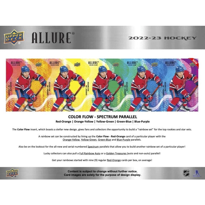 2022-2023 UPPER DECK ALLURE HOCKEY HOBBY BOX