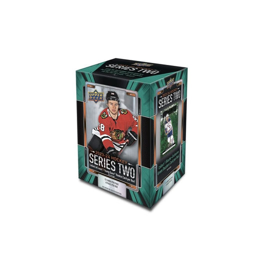 LIVE OPENING 2023-24 UPPER DECK SERIES 2 HOCKEY BLASTER BOX