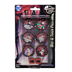 DC HEROCLIX BATMAN ANIMATED DICE/TOKEN PACK