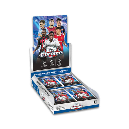 2022-23 TOPPS UEFA CLUB COMPETITIONS CHROME HOBBY BOX