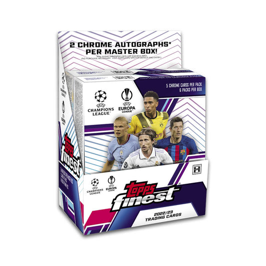 2022-23 TOPPS FINEST UEFA CHAMPIONS LEAGUE SOCCER HOBBY BOX