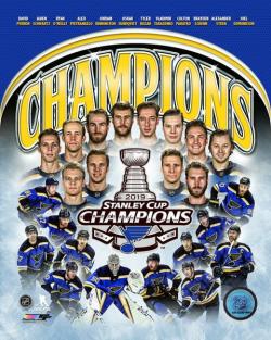 ST. LOUIS BLUES 2019 STANLEY CUP TEAM COLLAGE PHOTO