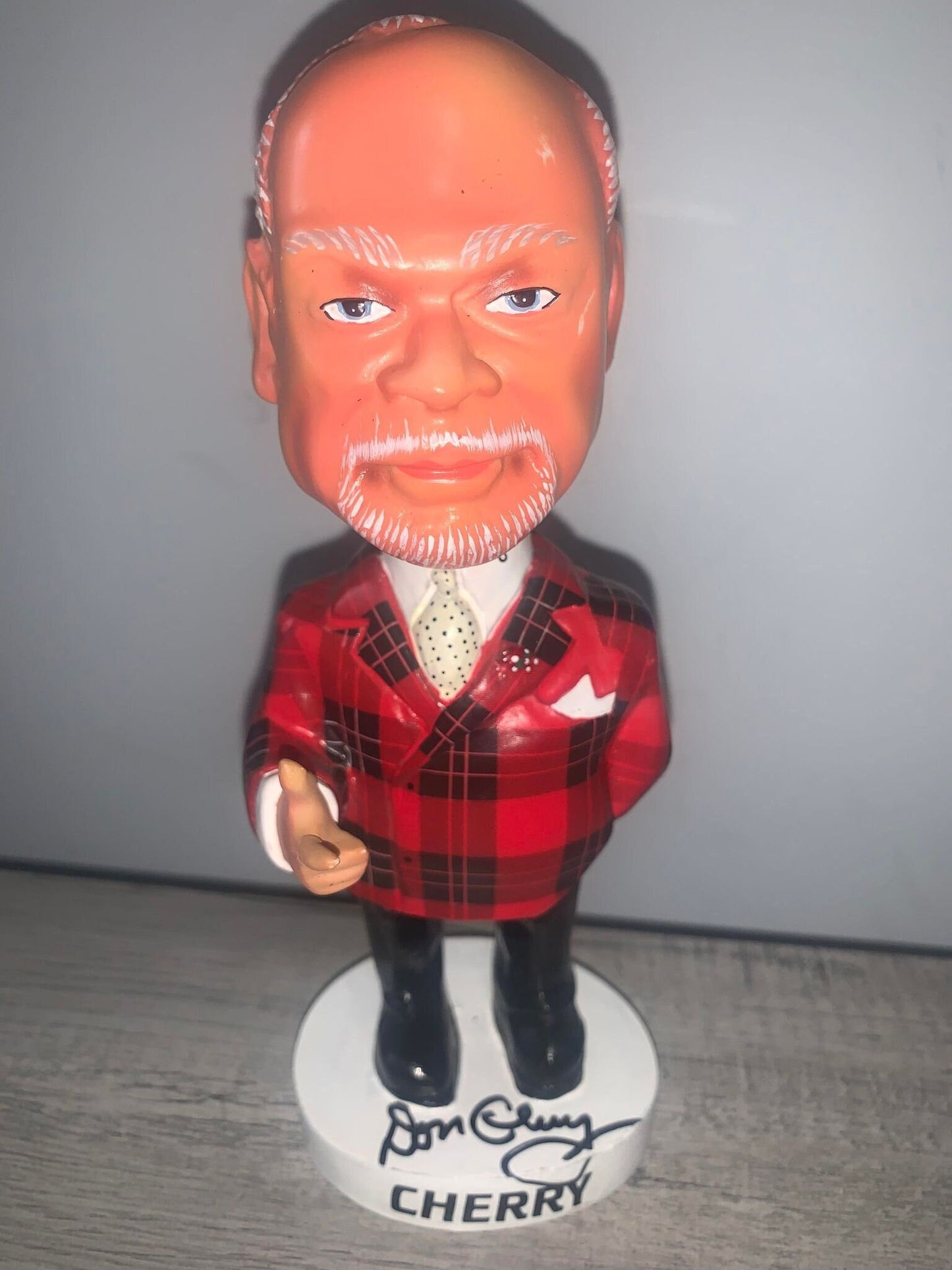 DON CHERRY BOBBLEHEAD AUTO WEARING SUIT