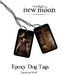 TWILIGHT DOG TAGS JACOB/WOLF