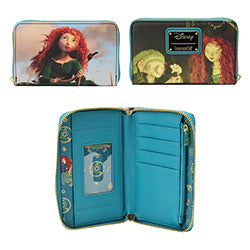 LOUNGEFLY DISNEY BRAVE MERIDA PRINCESS SCENE WALLT