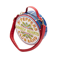 LOUNGEFLY BEATLES SGT PEPPERS CONVERTIBLE CROSSBODY BAG