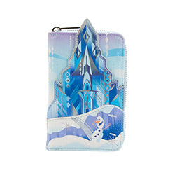 LOUNGEFLY DISNEY FROZEN CASTLE WALLET