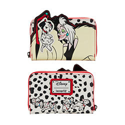 LOUNGEFLY DISNEY 101 DALMATIONS CRUELLA WALLET