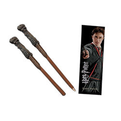 HARRY POTTER WAND PEN & BOOKMARK HARRY