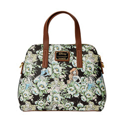 LOUNGEFLY DISNEY PRINCESS FLORAL HANDBAG