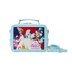 LOUNGEFLY DISNEY ALICE IN WONDERLAND LUNCH BOX BAG