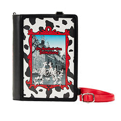 LOUNGEFLY DISNEY 101 DALMATIONS BOOK CROSSBODY BAG