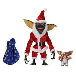 GREMLINS SANTA STRIPE W/ GIZMO FIG 7"