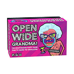 OPEN WIDE GRANDMA CARD GAME