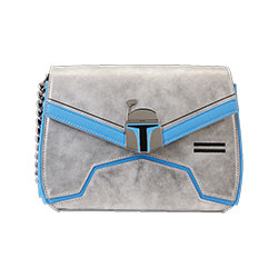 LOUNGEFLY STAR WARS JANGO FETT CROSSBODY BAG