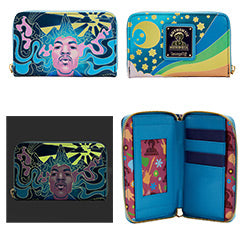 LOUNGEFLY JIMI HENDRIX PSYCHEDELIC WALLET