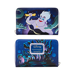 LOUNGEFLY DISNEY LITTLE MERMAID URSULA LAIR WALLET