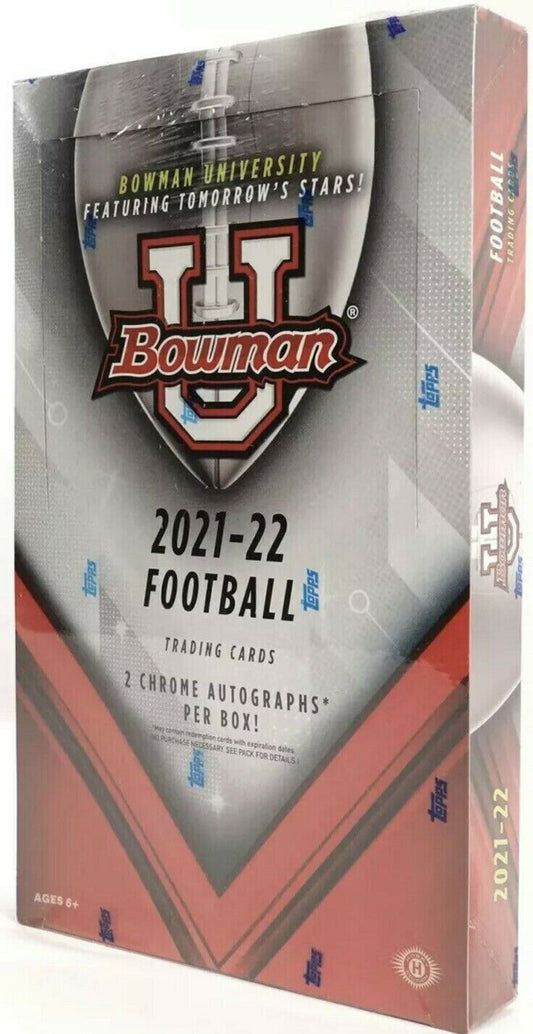 2021-22 BOWMAN UNIVERSITY FOOTBALL HOBBY BOX