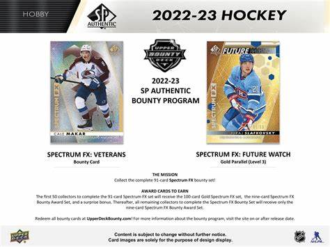 2022-23 UPPER DECK SP AUTHENTIC HOCKEY HOBBY BOX