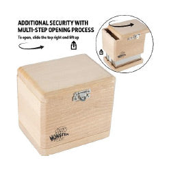 DECK BOX WOODEN MISDIRECTION ANTI-THEFT